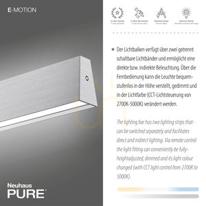 PURE E-MOTION 2570-95 Silver 2xLED Pendant Light 4 PURE E-MOTION 2570-95 Silver 2xLED Pendant Light small 4