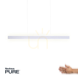PURE-LUME2738-95 Silver 1xLED Pendant Light small 1