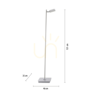 PURE-MIRA 356-95 Floor Lamp, Silver, 1xLED 11 PURE-MIRA 356-95 Floor Lamp, Silver, 1xLED small 11