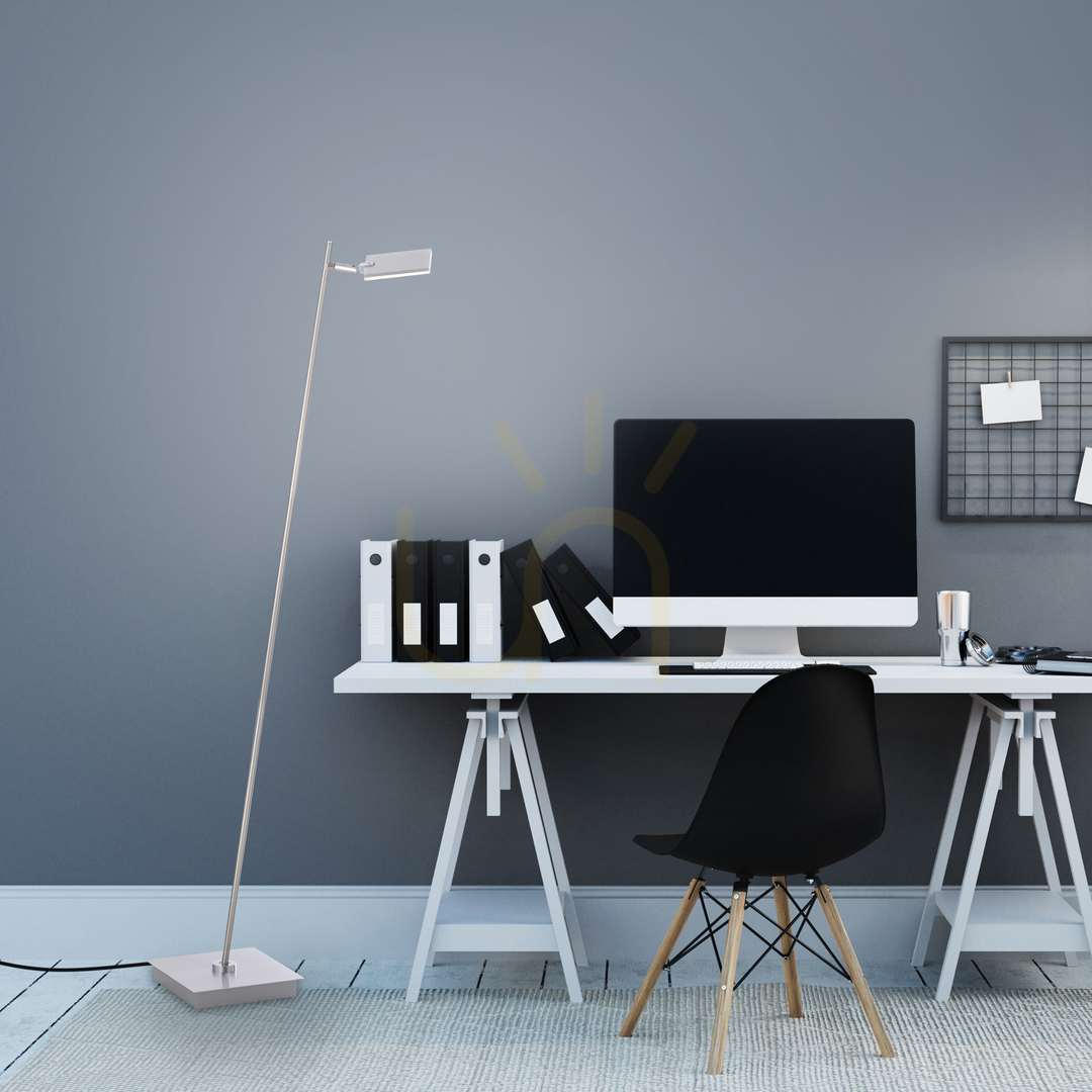 Display PURE-MIRA 356-95 Floor Lamp, Silver, 1xLED PURE-MIRA 356-95 Floor Lamp, Silver, 1xLED