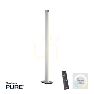 PURE-LINES 421-95 Floor Lamp, Silver, 1xLED 1 PURE-LINES 421-95 Floor Lamp, Silver, 1xLED small 1