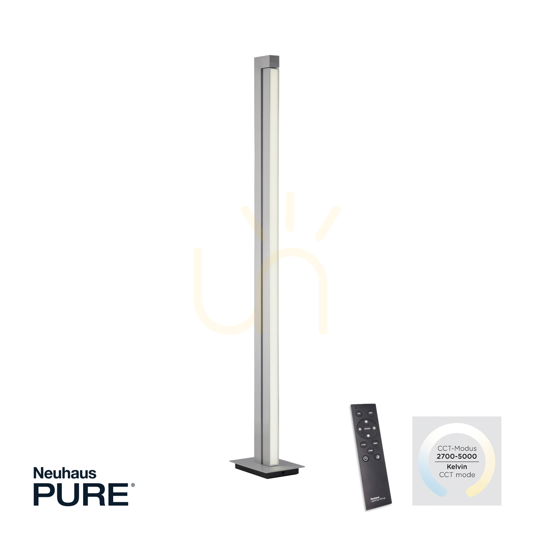 View PURE-LINES 421-95 Floor Lamp, Silver, 1xLED PURE-LINES 421-95 Floor Lamp, Silver, 1xLED