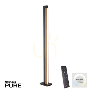 PURE-LINES 451-79 Floor Lamp, Wood, 1xLED 1 PURE-LINES 451-79 Floor Lamp, Wood, 1xLED small 1