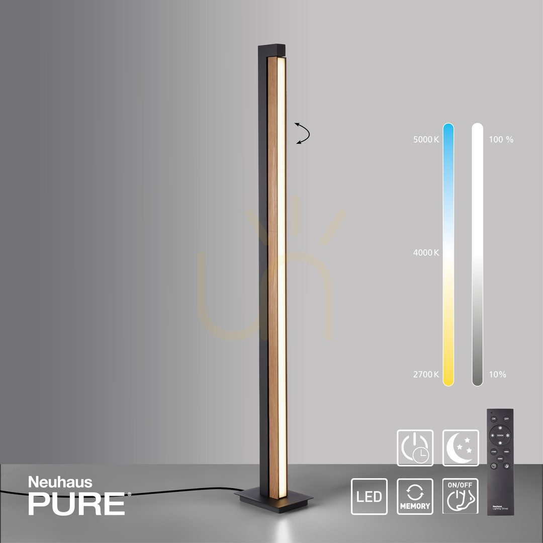Display PURE-LINES 451-79 Floor Lamp, Wood, 1xLED PURE-LINES 451-79 Floor Lamp, Wood, 1xLED