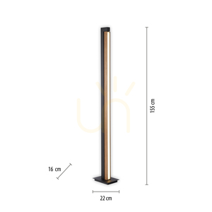 PURE-LINES 451-79 Floor Lamp, Wood, 1xLED 8 PURE-LINES 451-79 Floor Lamp, Wood, 1xLED small 8
