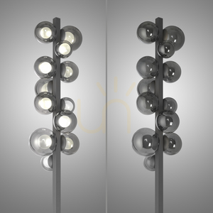 Floor Lamp 557-15 Gray 12xLED small 13