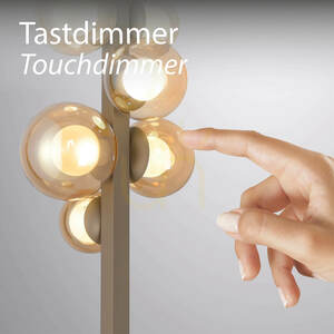 POPUP 557-97 Floor Lamp, Brown, 12 LEDs small 6