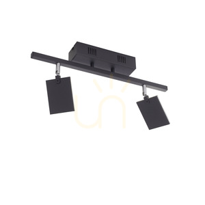 PURE-MIRA 6354-18 Black 2xLED Ceiling Light small 6