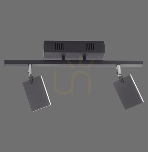 Check PURE-MIRA 6354-18 Black 2xLED Ceiling Light