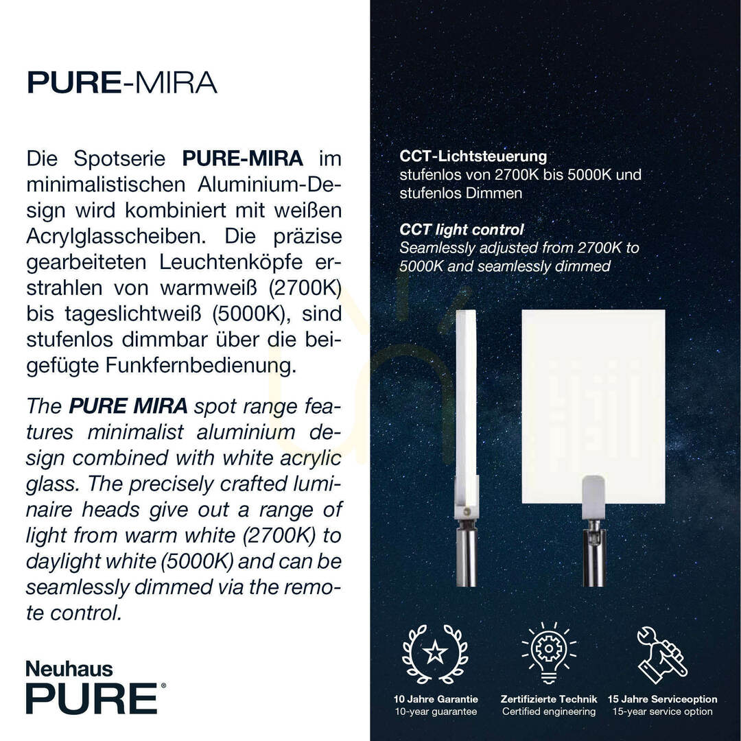 Display PURE-MIRA 6354-95 Silver Ceiling Light, 2xLED PURE-MIRA 6354-95 Silver Ceiling Light, 2xLED