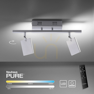 PURE-MIRA 6354-95 Silver Ceiling Light, 2xLED 8 PURE-MIRA 6354-95 Silver Ceiling Light, 2xLED small 8