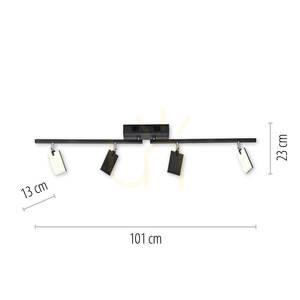 Ceiling light Paul Neuhaus PURE Mira 6356-18, black small 7