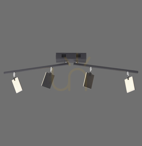 Check PURE-MIRA 6356-18 Black 4xLED Ceiling Light