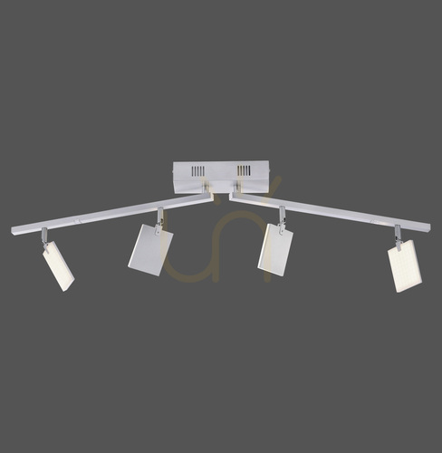 Check PURE-MIRA 6356-95 Silver 4xLED Ceiling Light