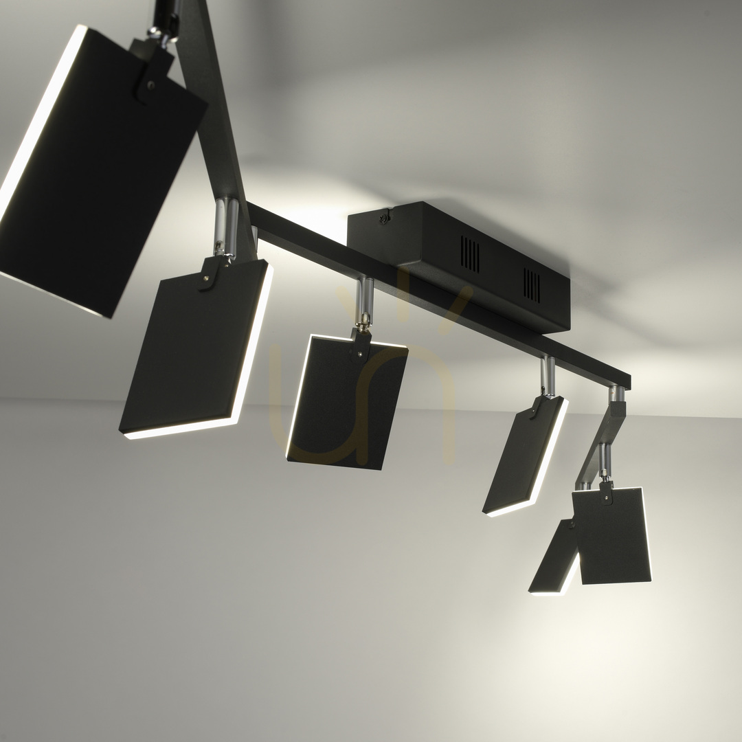 Display PURE-MIRA 6358-18 Black 6xLED Ceiling Light PURE-MIRA 6358-18 Black 6xLED Ceiling Light