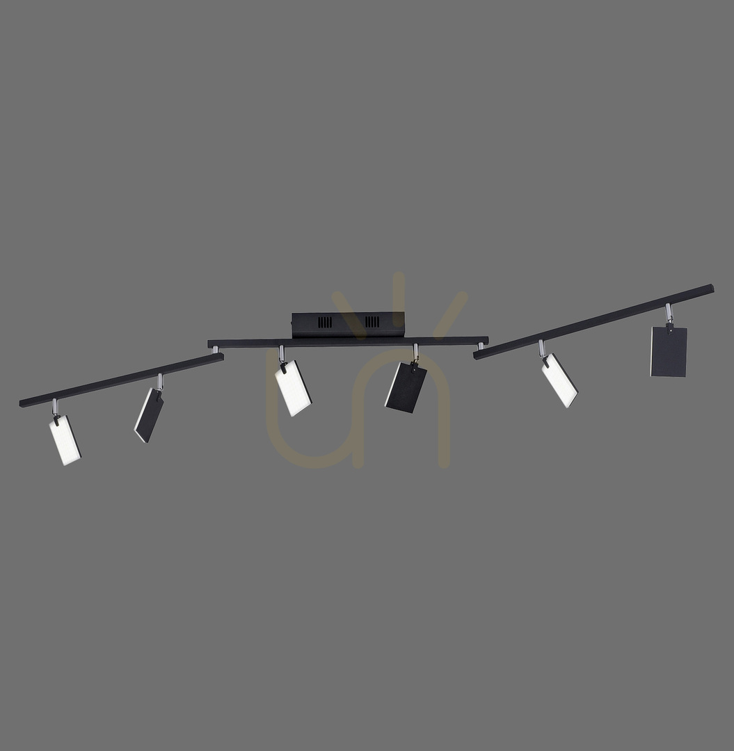 Check PURE-MIRA 6358-18 Black 6xLED Ceiling Light PURE-MIRA 6358-18 Black 6xLED Ceiling Light