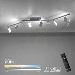PURE-MIRA 6358-95 Silver 6xLED Ceiling Light small 10