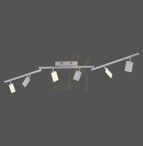 PURE-MIRA 6358-95 Silver 6xLED Ceiling Light small 0