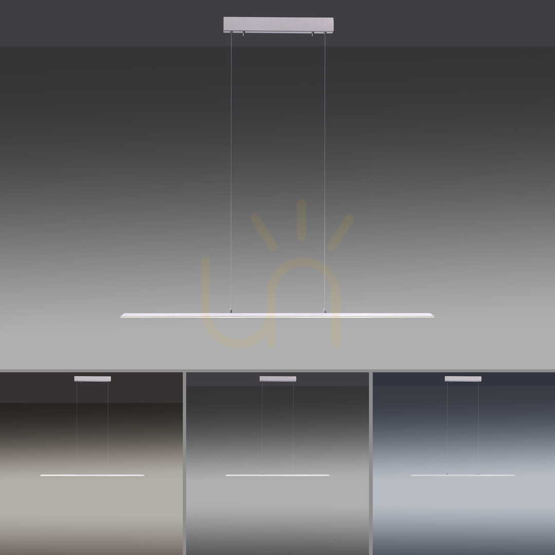 Show PURE-LITE 8375-55 Silver 1xLED Pendant Light PURE-LITE 8375-55 Silver 1xLED Pendant Light