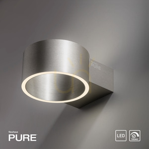 PURE CLIPSE 8561-95 Silver 2xLED Wall Sconce small 13