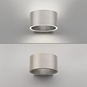PURE CLIPSE 8561-95 Silver 2xLED Wall Sconce small 14
