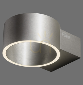PURE CLIPSE 8561-95 Silver 2xLED Wall Sconce small 0