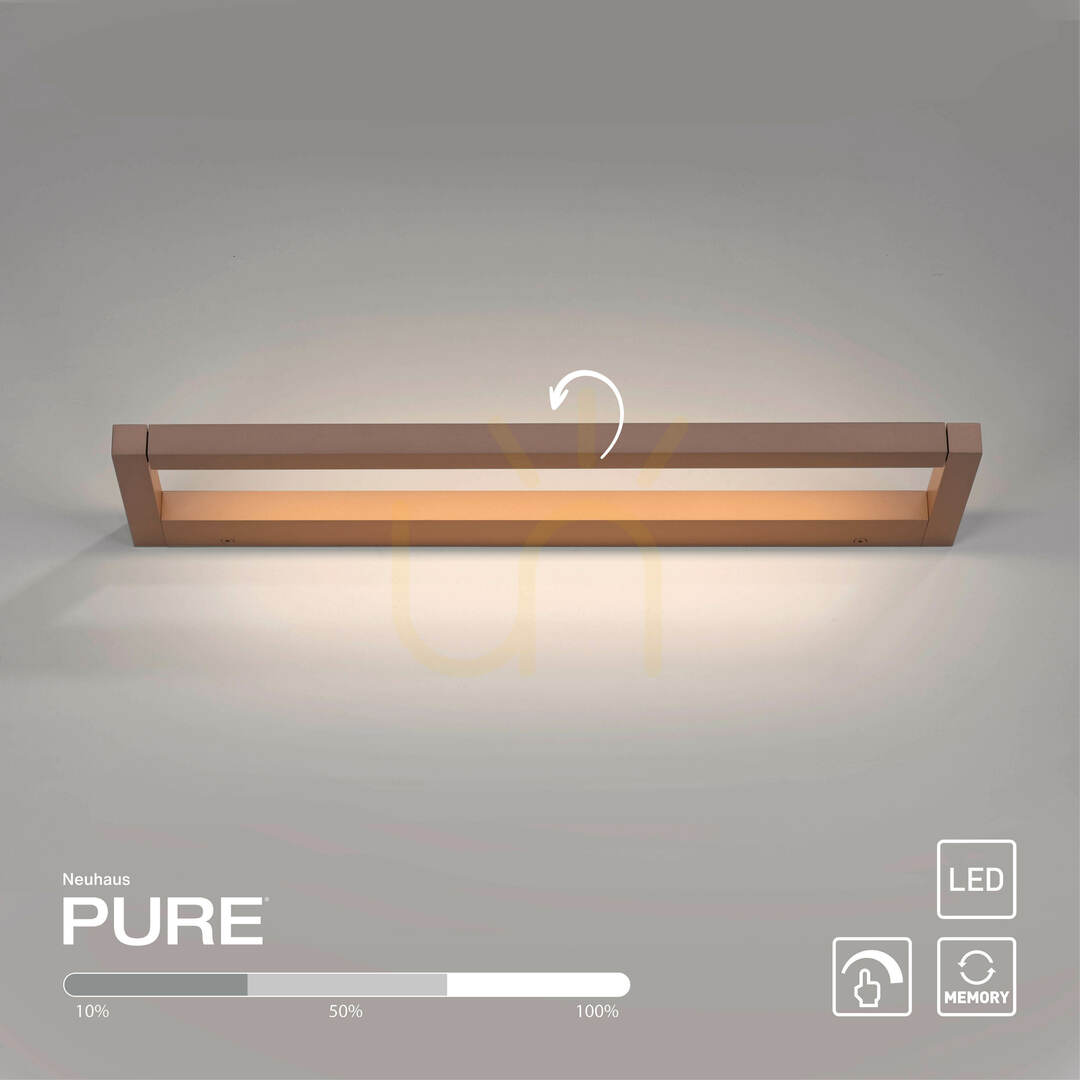 View PURO 9113-97 Brown Wall Sconce, 1xLED PURO 9113-97 Brown Wall Sconce, 1xLED