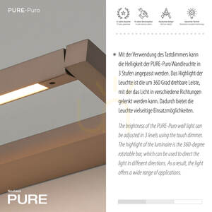 PURO 9113-97 Brown Wall Sconce, 1xLED 4 PURO 9113-97 Brown Wall Sconce, 1xLED small 4