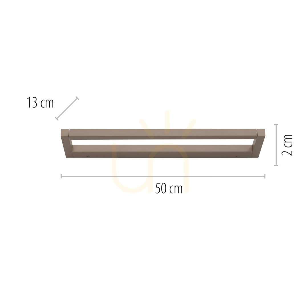 Display PURO 9113-97 Brown Wall Sconce, 1xLED PURO 9113-97 Brown Wall Sconce, 1xLED