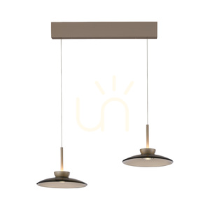 PURE MOON 2194-97 Brown 4xLED Pendant Light small 13