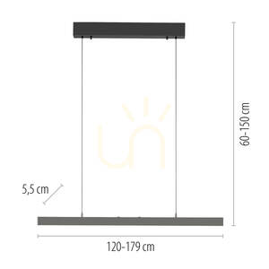 ADRIANA COMFORT LIFT 2598-13 Anthracite 1xLED Pendant Light 8 ADRIANA COMFORT LIFT 2598-13 Anthracite 1xLED Pendant Light small 8