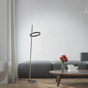 RITUS 15397-18 Floor Lamp, Black, 2xLED small 2