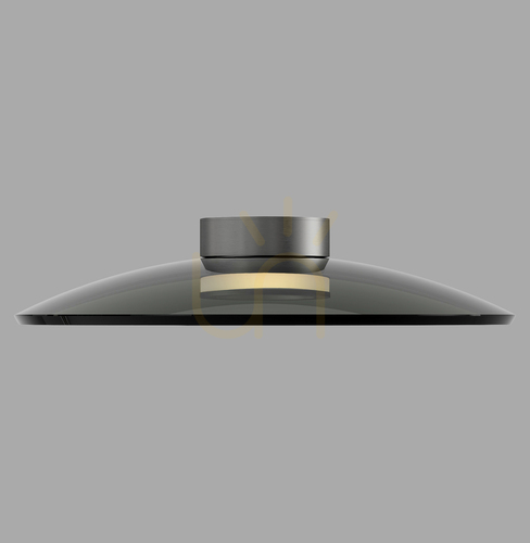 Check PURE MOON 6095-15 Ceiling Light, Gray, 2xLED