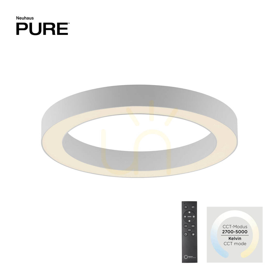 Check PURE LINES ROUND 6310-16 Ceiling Light, White, 1xLED PURE LINES ROUND 6310-16 Ceiling Light, White, 1xLED