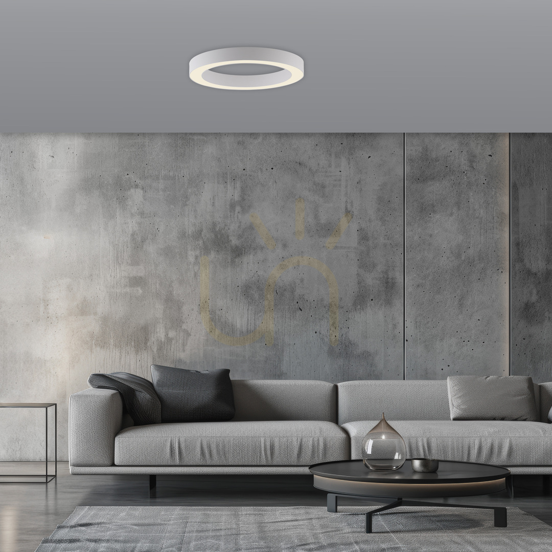 Display PURE LINES ROUND 6310-16 Ceiling Light, White, 1xLED PURE LINES ROUND 6310-16 Ceiling Light, White, 1xLED