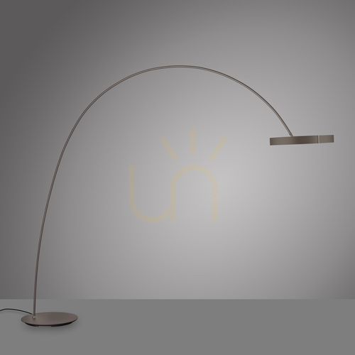 Check PURE CLIPSE-BOW 562-34 Floor Lamp, Brown, 2xLED