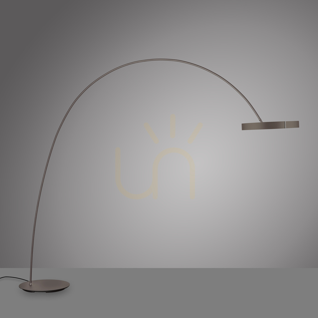 Check PURE CLIPSE-BOW 562-34 Floor Lamp, Brown, 2xLED PURE CLIPSE-BOW 562-34 Floor Lamp, Brown, 2xLED