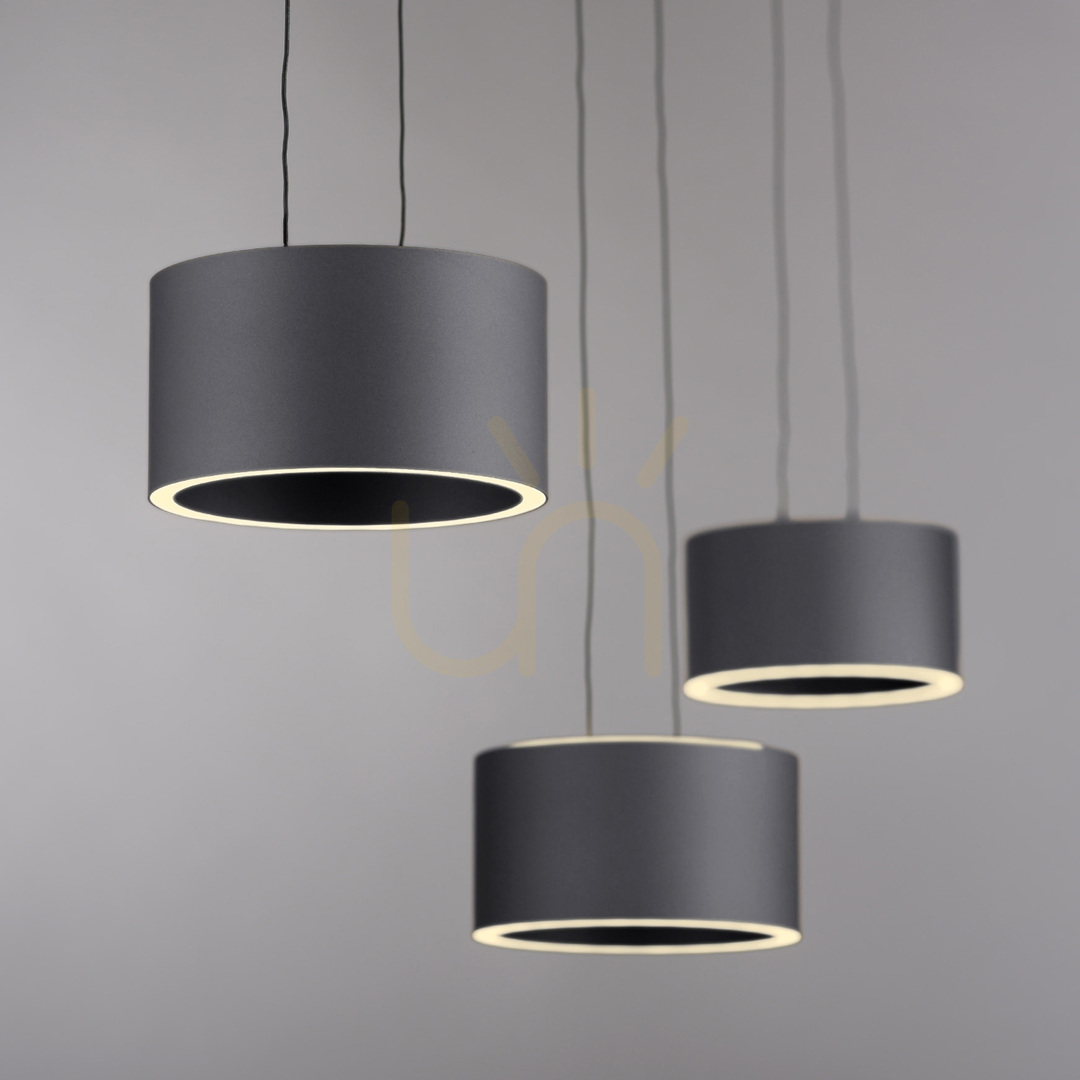 Check PURE CLIPSE 2473-15 Gray 6xLED Pendant Light PURE CLIPSE 2473-15 Gray 6xLED Pendant Light