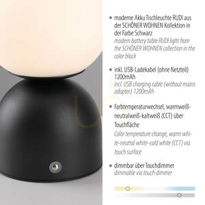 RUDI 19218-18 Table Lamp, Black, 1xLED 5 RUDI 19218-18 Table Lamp, Black, 1xLED small 5