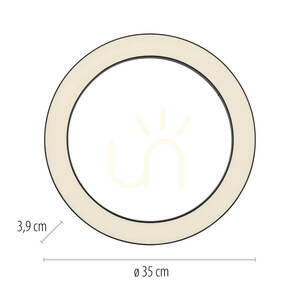 PURE LINES ROUND 6310-13 Ceiling Light, Anthracite, 1xLED small 7