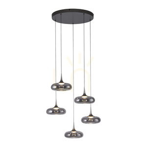 POSH 15694-15 Gray 5xLED Pendant Light 2 POSH 15694-15 Gray 5xLED Pendant Light small 2