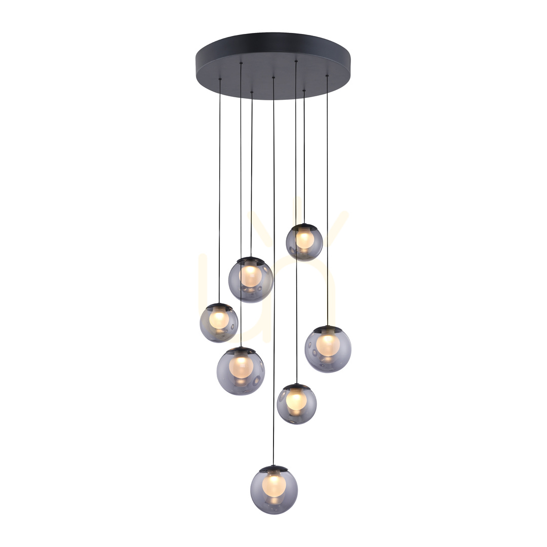 Check PURE POPUP 2587-15 Gray 7xLED Pendant Light PURE POPUP 2587-15 Gray 7xLED Pendant Light