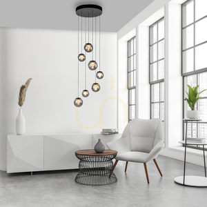 PURE POPUP 2587-15 Gray 7xLED Pendant Light 6 PURE POPUP 2587-15 Gray 7xLED Pendant Light small 6