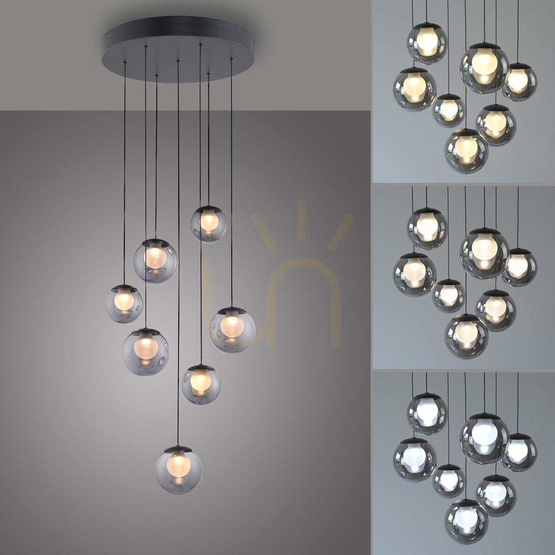 Display PURE POPUP 2587-15 Gray 7xLED Pendant Light PURE POPUP 2587-15 Gray 7xLED Pendant Light