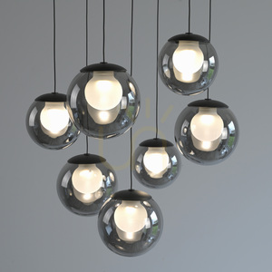 PURE POPUP 2587-15 Gray 7xLED Pendant Light 0 PURE POPUP 2587-15 Gray 7xLED Pendant Light small 0
