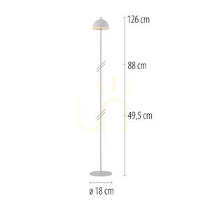 BELLIS 19245-16 Floor Lamp, White, 1xLED small 9