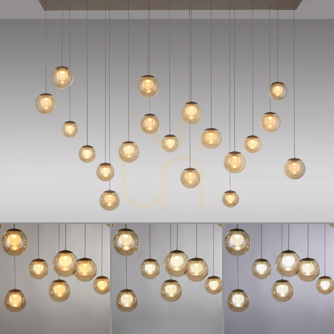 Show PURE POPUP 2589-97 Brown 19xLED Pendant Light PURE POPUP 2589-97 Brown 19xLED Pendant Light