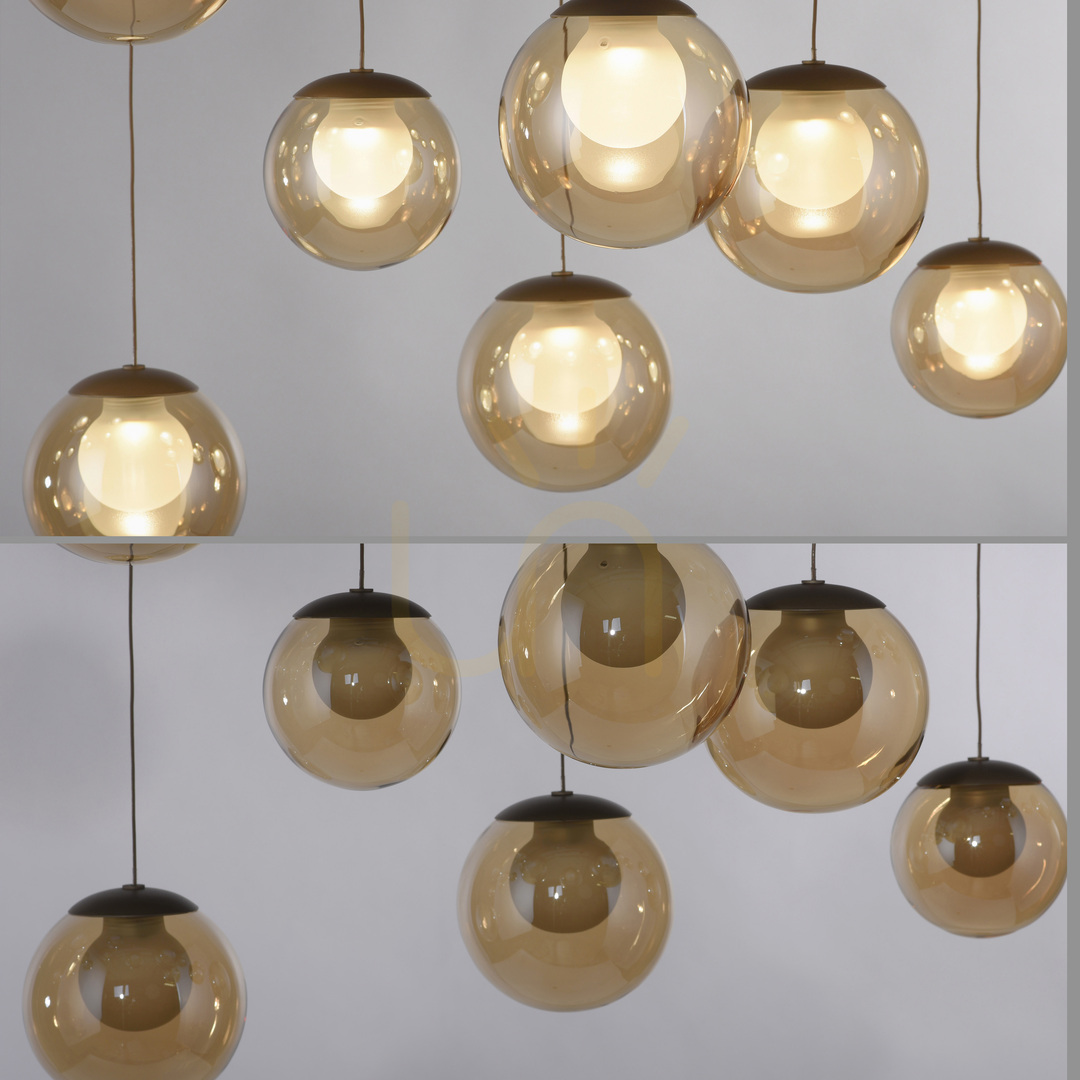 View PURE POPUP 2589-97 Brown 19xLED Pendant Light PURE POPUP 2589-97 Brown 19xLED Pendant Light