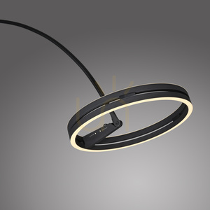 PURE LOOP-BOW 561-18 Floor Lamp, Black, 2xLED small 3