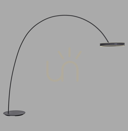 Check PURE LOOP-BOW 561-18 Floor Lamp, Black, 2xLED